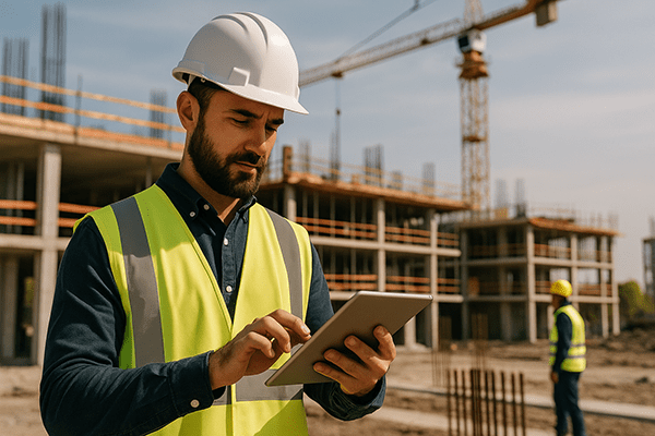 construction iPad tablet from Manage IT